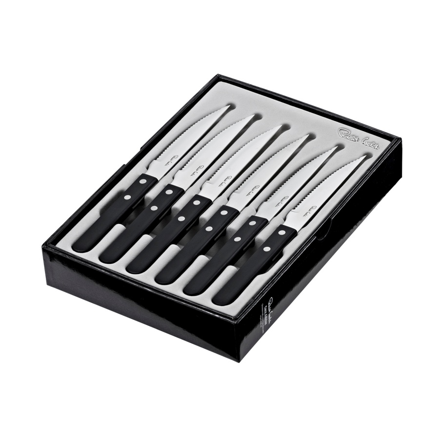 Trattoria Bright Steak Knife, Set of 6 Trattoria Bright Steak Knife, Set of 6