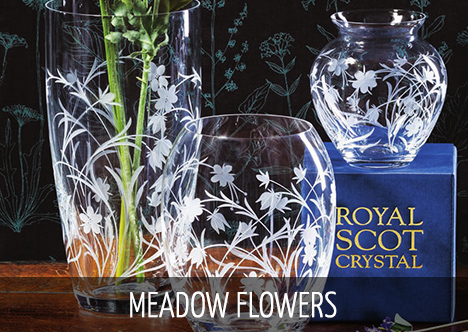 Royal Scot Crystal - Meadow Flowers