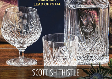 Royal Scot Crystal - Scottish Thistle