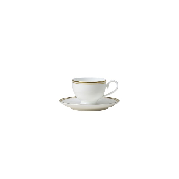 Footed Espresso Cup & Saucer