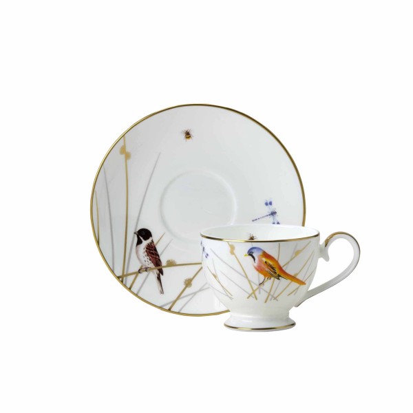 Footed tea cup & Tea Saucer