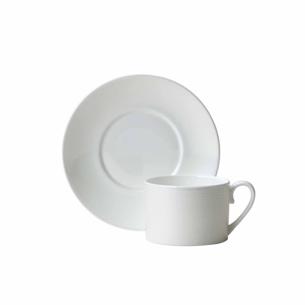 Straight sided Cup & Saucer